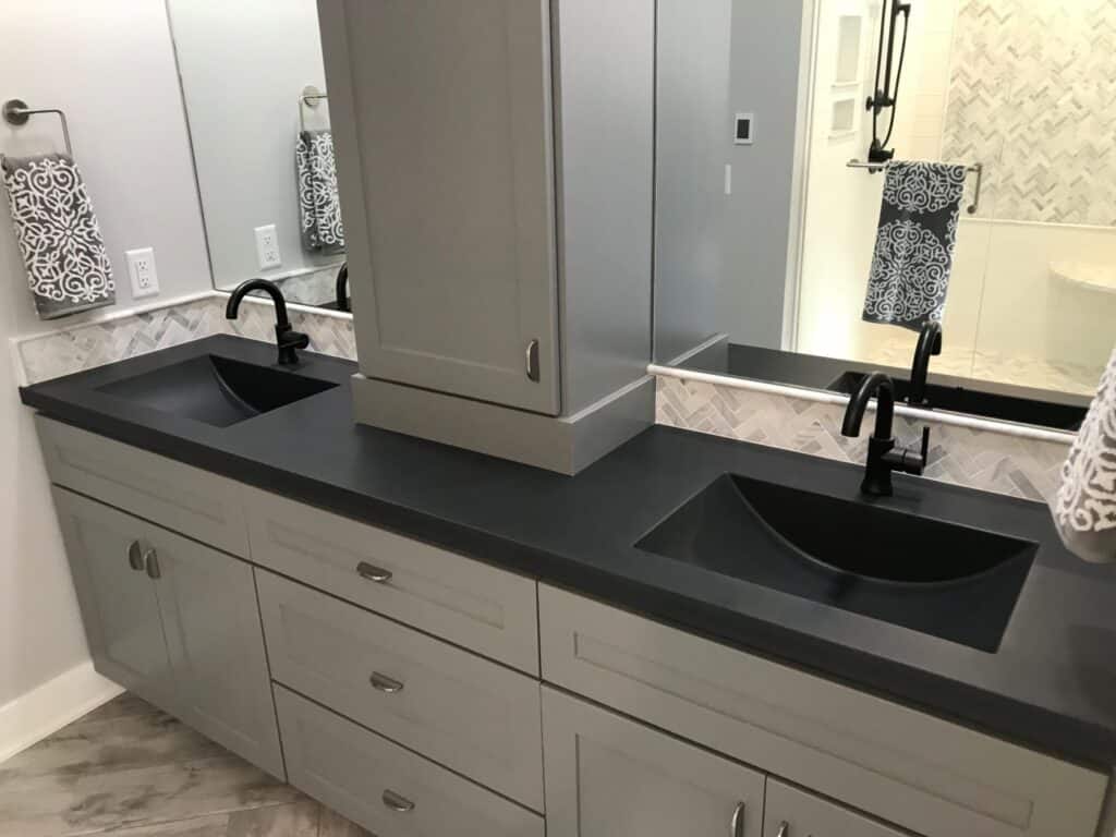 Master bath vanity | Bathroom | Midnight Black